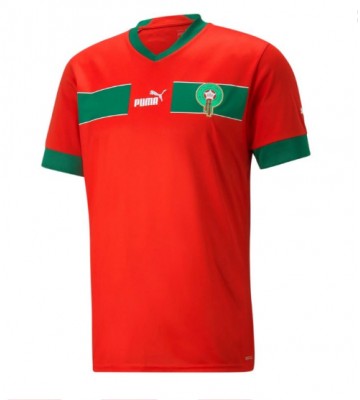 Maillot de foot Maroc Domicile Monde 2022 Manches Courte